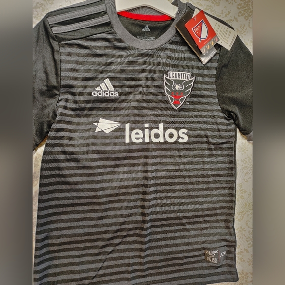 adidas Mens Dc United Leidos Jersey - Picture 4 of 4
